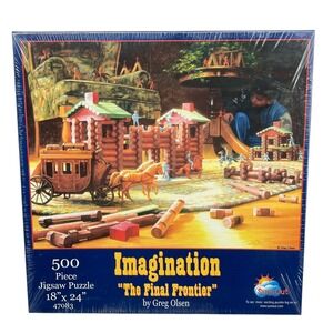 SunsOut Imagination The Final Frontier Greg Olsen 500 Piece Jigsaw Puzzle 47083